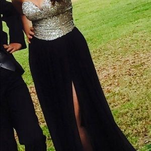 Full length formal gown